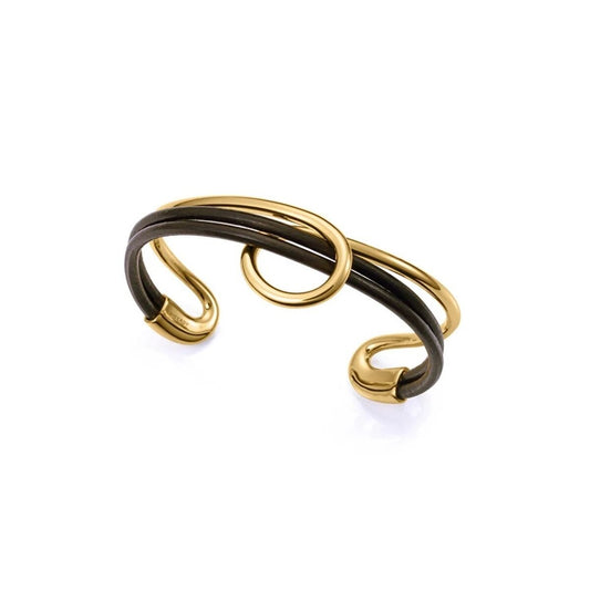Zwarte Viceroy armband voor dames met een elegant gouden ontwerp.