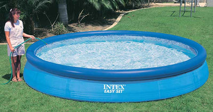 Intex Easy Set zwembad 366 x 76 cm  Met 12 Volt filterpomp