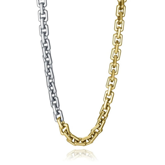 Viceroy ketting voor dames in elegant goud en sterling zilver 925, zijaanzicht.