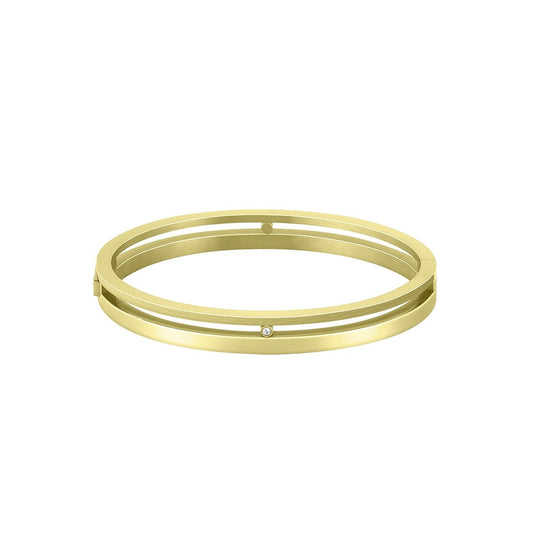 Gouden Hugo Boss damesarmband met elegant ontwerp en verfijnde afwerking.