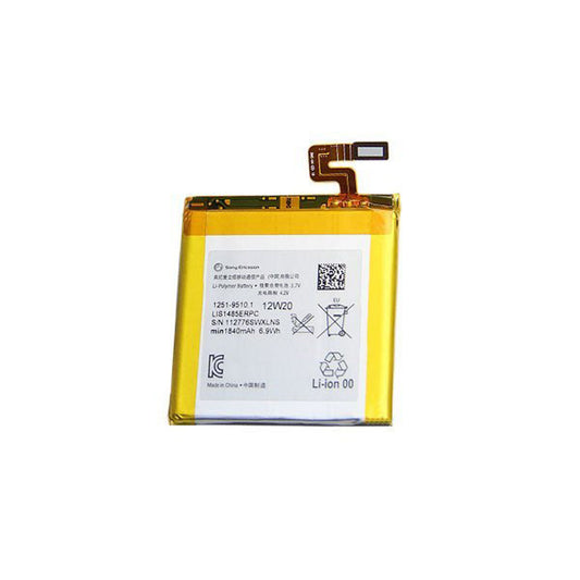 Originele Sony batterij voor Xperia Ion LT28i, 1840 mAh, bovenaanzicht.
