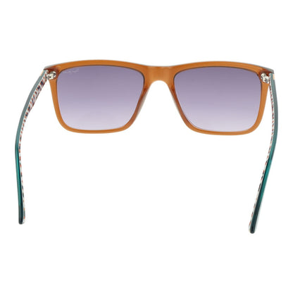 Detail van de Pepe Jeans zonnebril in multicolour met een trendy zijaanzicht.