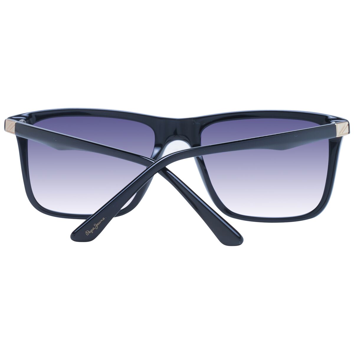 Detail van de Pepe Jeans zonnebril PJ7433 met een stijlvol multicolour frame en gradiënt lenzen.