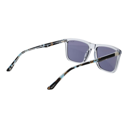 Zijaanzicht van de Pepe Jeans zonnebril met multicolour montuur en UV400 bescherming.