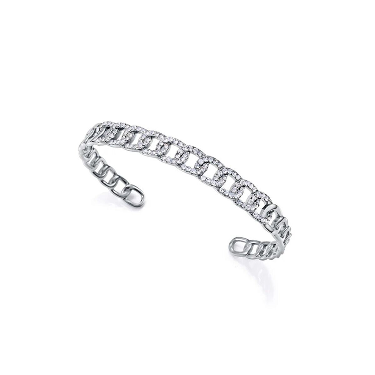 Elegante zilverkleurige Viceroy armband voor dames met een tijdloos design.