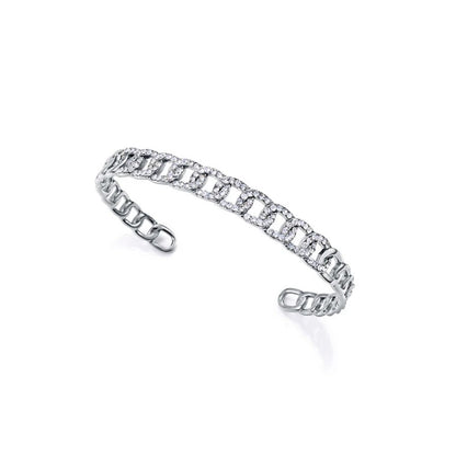 Elegante zilverkleurige Viceroy armband voor dames met een tijdloos design.