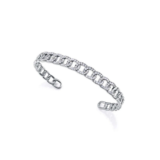 Elegante zilverkleurige Viceroy armband voor dames met een tijdloos design.