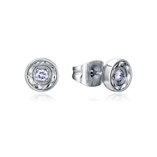 Viceroy oorbellen dames van sterling zilver 925 met een elegante, ronde vorm en sprankelende steentjes.
