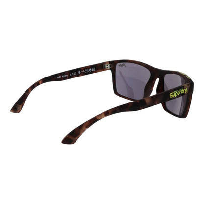 Zijaanzicht van de Superdry SDS-KOBE zonnebril in trendy multicolour met UV400 bescherming.