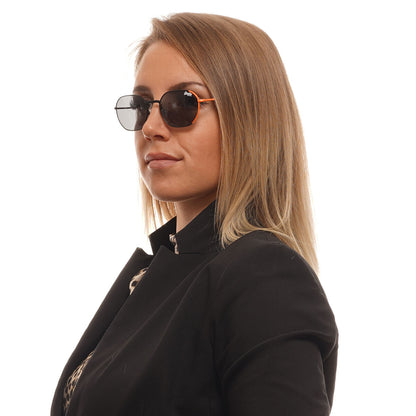 Zijaanzicht van de Superdry SDS SUPER 52025 zonnebril met stijlvolle ronde glazen.