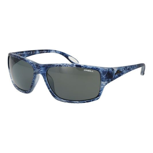 O'Neill Heren Zonnebril in blauw met UV-bescherming, zijaanzicht.