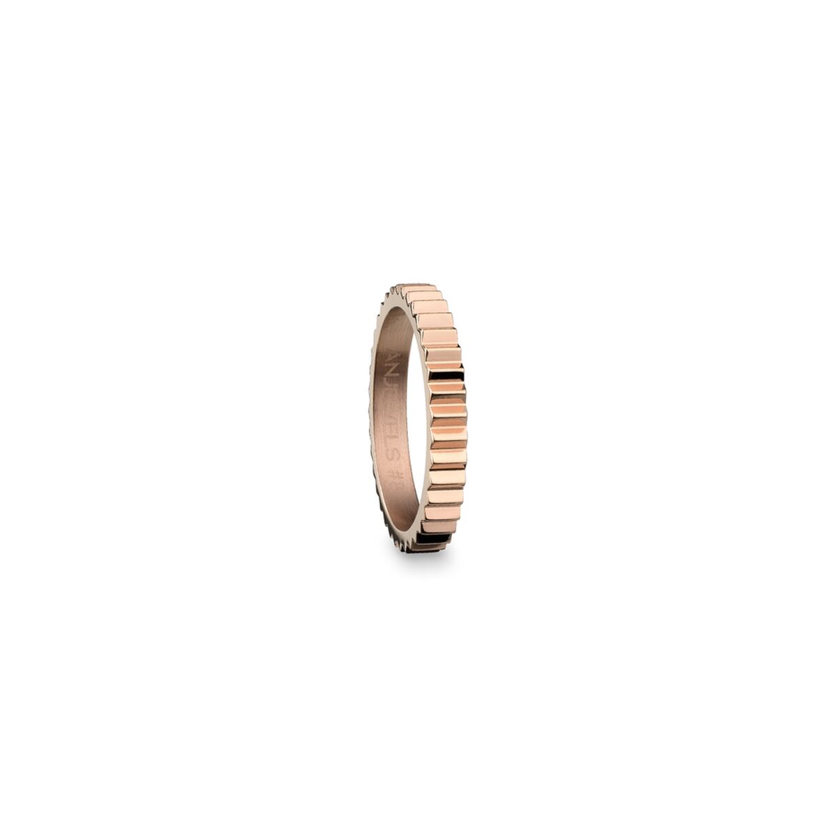 Trendy AN Jewels ring voor dames in maat 7 met een elegante, gestreepte afwerking.