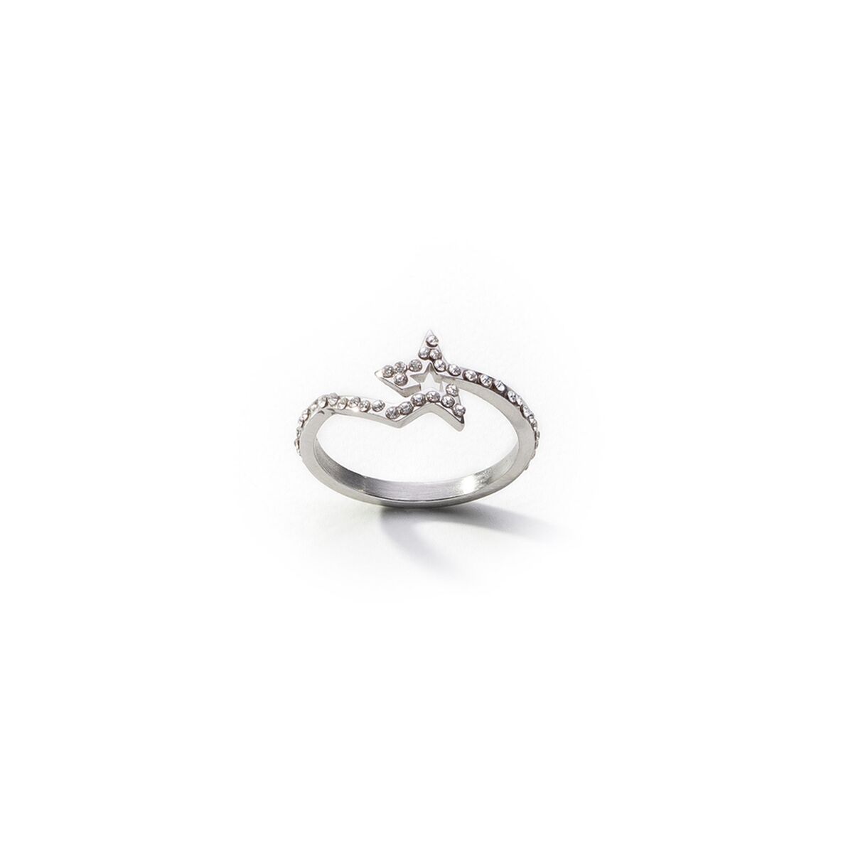 Elegante AN Jewels ring voor dames in maat 8 met trendy ontwerp en subtiele glans.