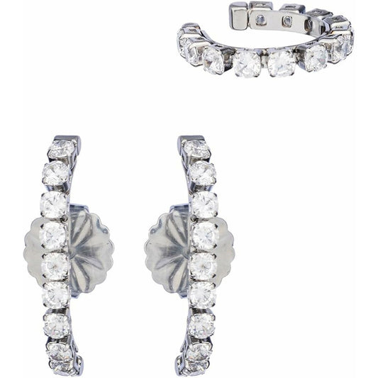 Elegante AN Jewels oorbellen met sprankelende stenen en tijdloos ontwerp.