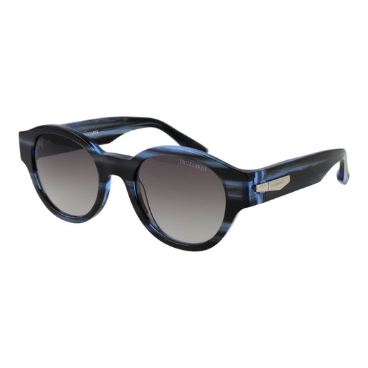 Trussardi heren zonnebril in multicolour met UV400 bescherming, trendy en elegant ontwerp.