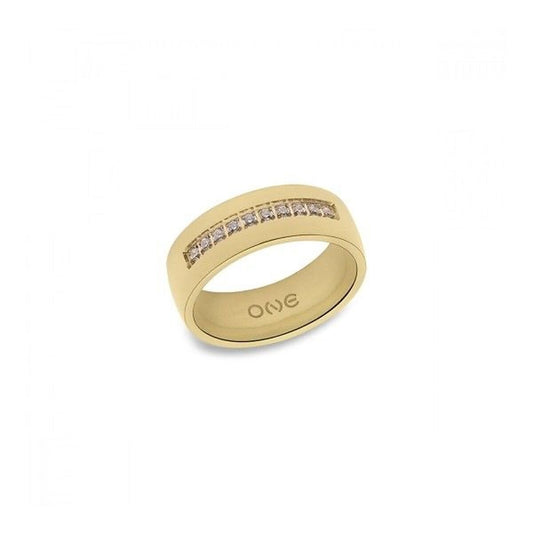 Gouden One Jewels ring maat 7 met elegante, tijdloze uitstraling en glinsterende details.