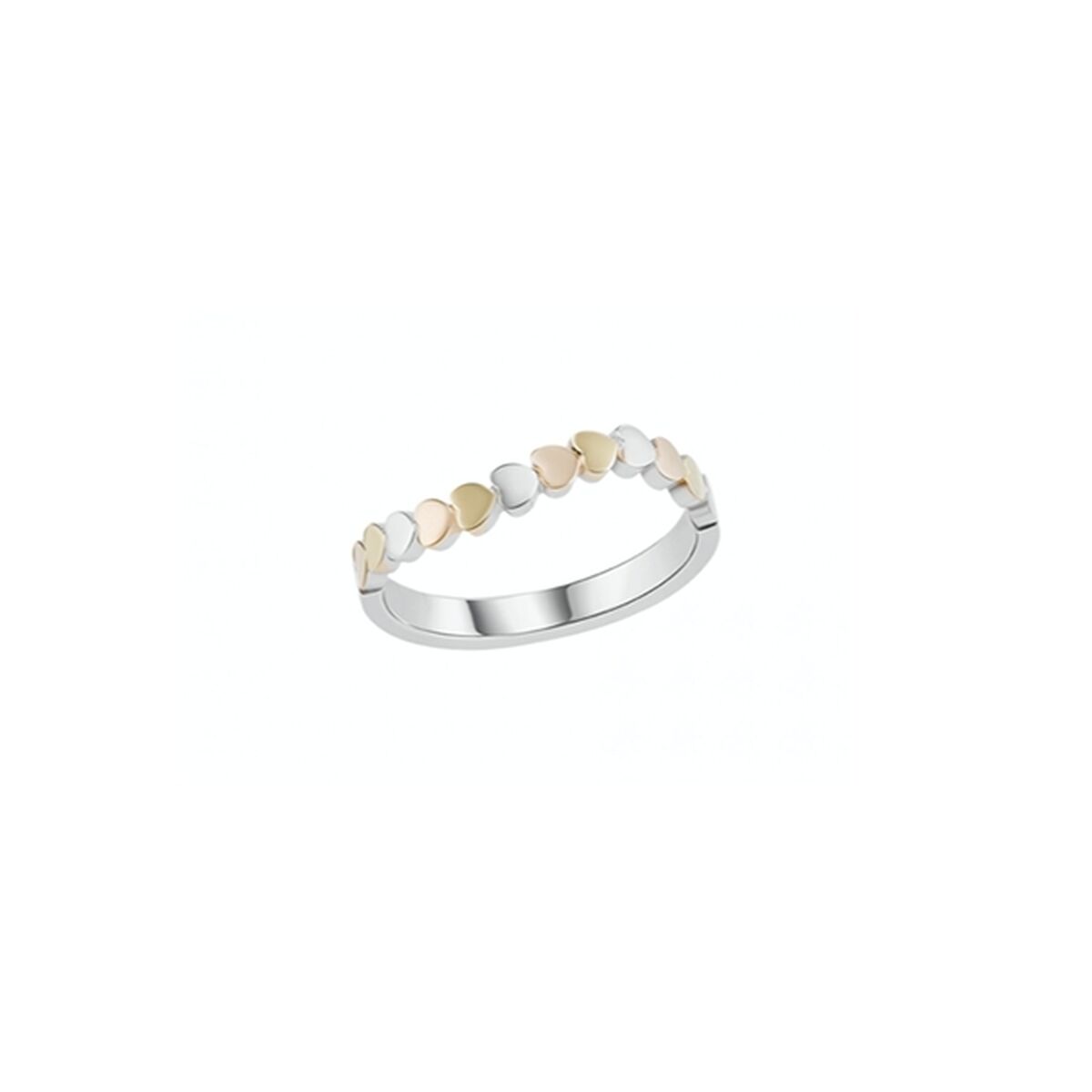 Zilverkleurige One Jewels ring met elegant hartontwerp voor dames.