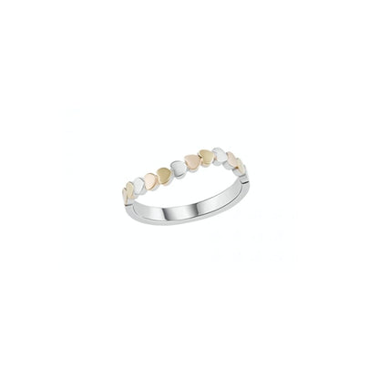 Zilverkleurige One Jewels ring met elegant hartontwerp voor dames.
