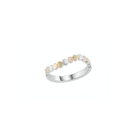 Zilverkleurige One Jewels ring met elegant hartontwerp voor dames.