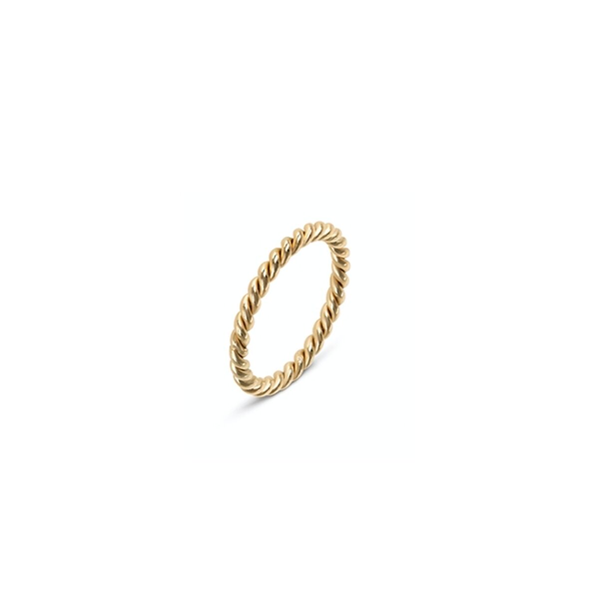 Gouden One Jewels ring met elegant gedraaid ontwerp voor dames.