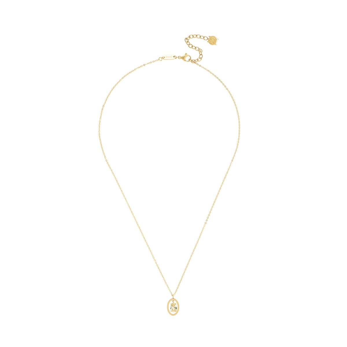 Gouden One Jewels ketting met een tijdloos ontwerp en een elegante hanger.