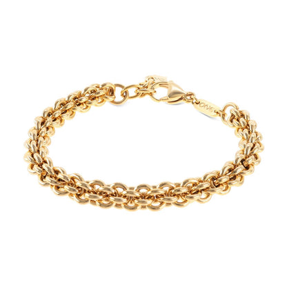 Gouden One Jewels armband met elegant ontwerp en schakelstructuur.