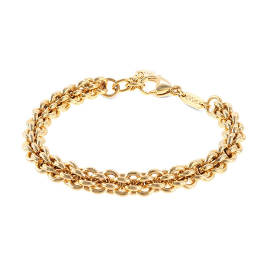 Gouden One Jewels armband met elegant ontwerp en schakelstructuur.