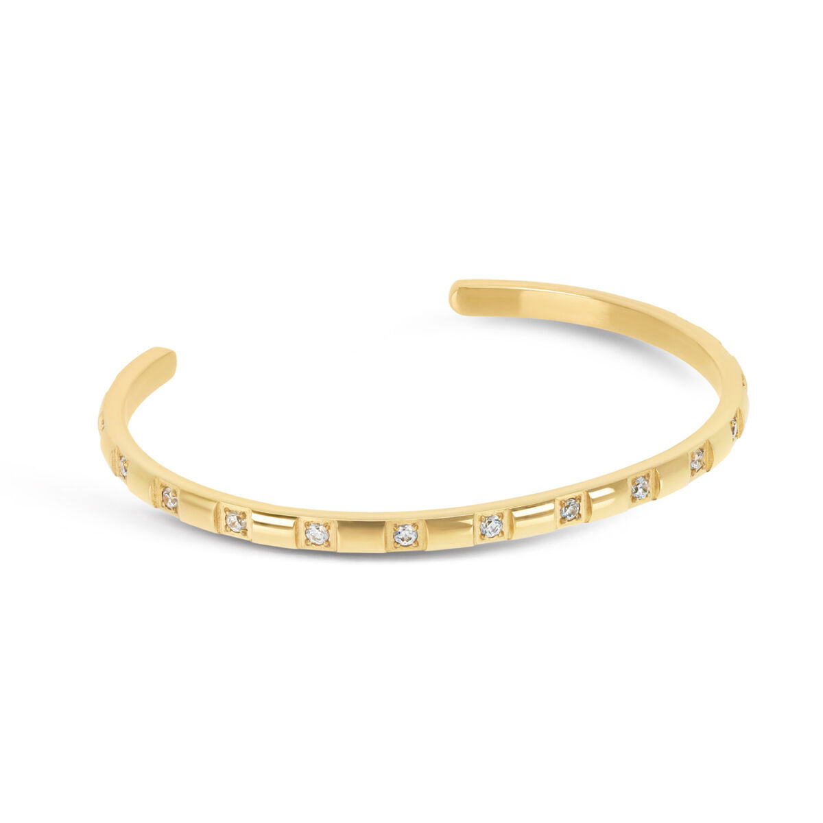 Gouden One Jewels armband met elegante afwerking en sprankelende details.