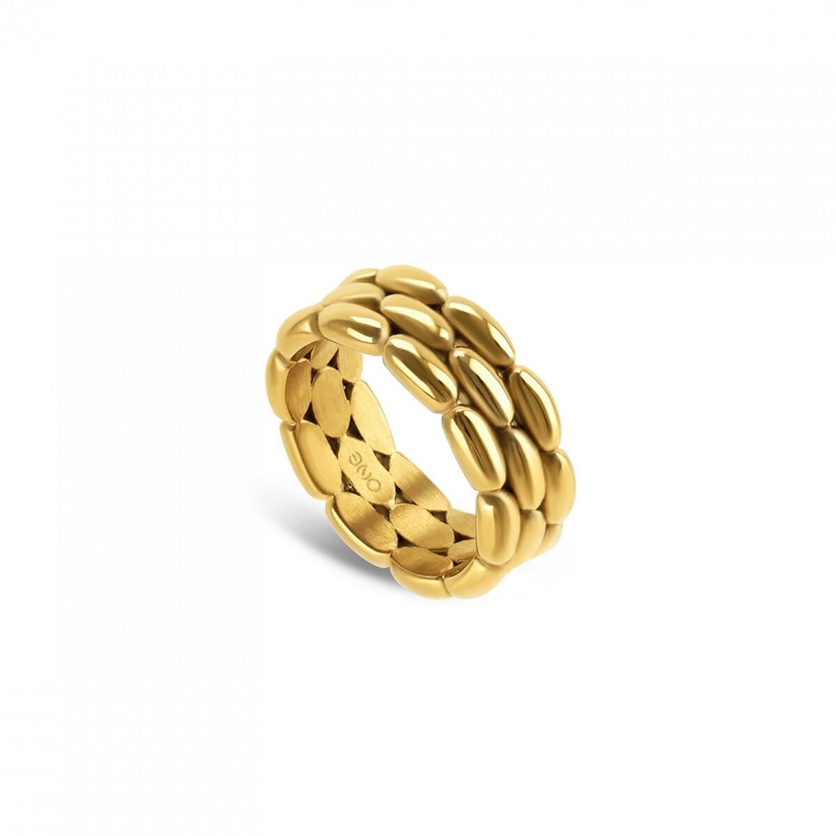 Gouden One Jewels ring met elegant ontwerp, perfect voor elke gelegenheid.