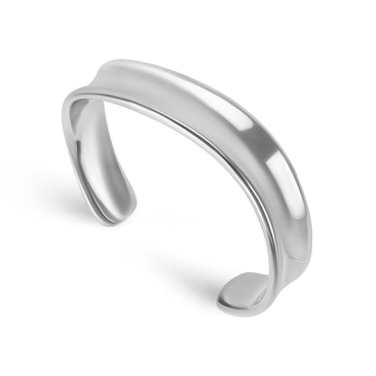 Zilverkleurige One Jewels armband met een elegant, strak design.