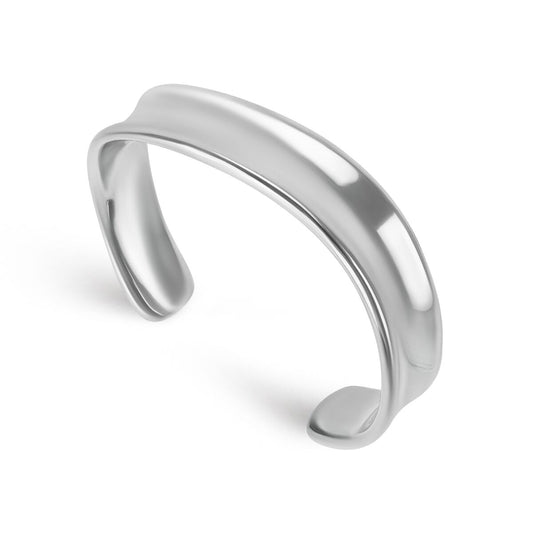 Zilverkleurige One Jewels armband met een elegant, strak design.