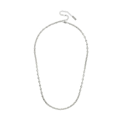 Zilverkleurige One Jewels ketting met elegant ontwerp en verlengketting.
