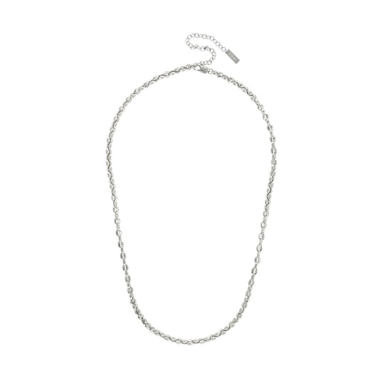 Zilverkleurige One Jewels ketting met elegant ontwerp en verlengketting.