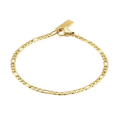 Gouden One Jewels armband voor dames met een elegant schakeldesign.
