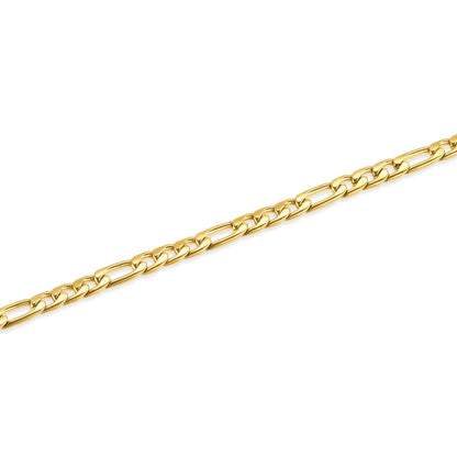 Detail van de gouden One Jewels armband met elegante schakels in een zijaanzicht.