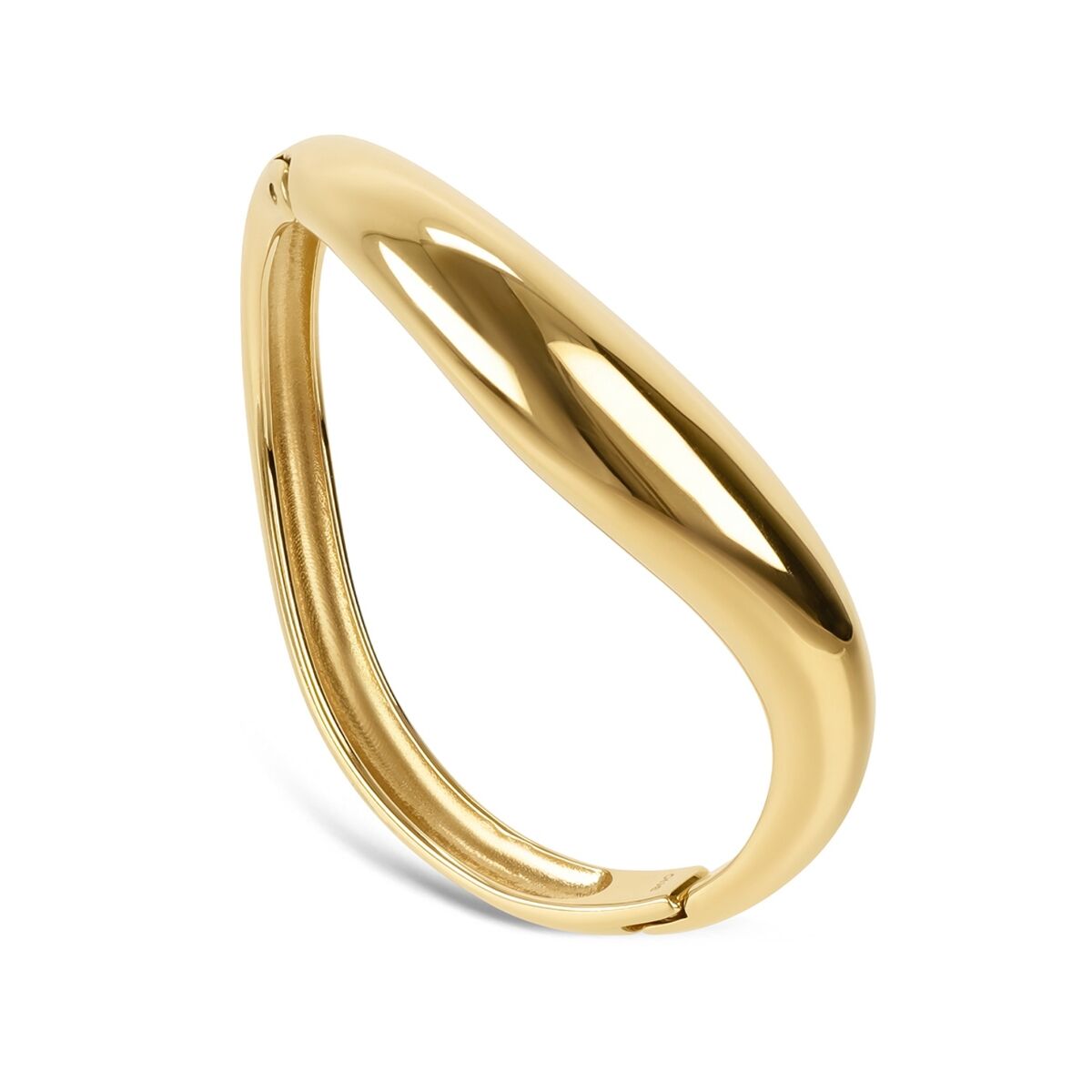 Gouden elegante armband van One Jewels met een stijlvolle, vloeiende vorm.