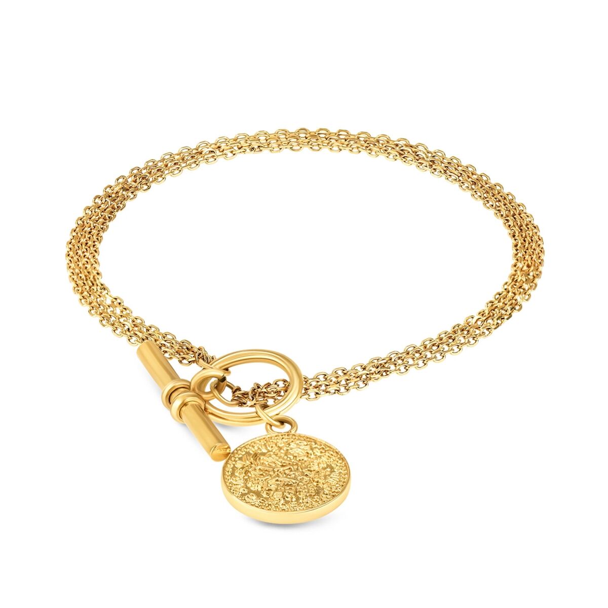 Gouden One Jewels armband met elegant ontwerp en stijlvolle sluiting.
