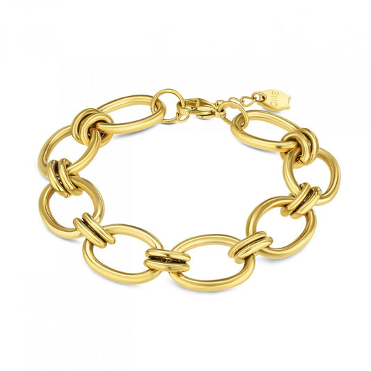 Gouden One Jewels armband met tijdloos design en elegante schakels.