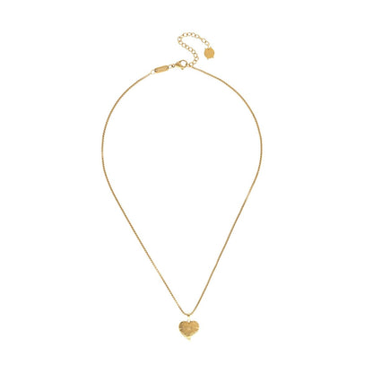 Gouden One Jewels ketting met een hartvormige hanger, elegant en stijlvol.