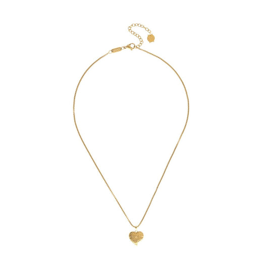 Gouden One Jewels ketting met een hartvormige hanger, elegant en stijlvol.