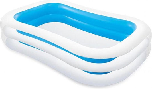 Opblaasbaar zwembad Family Pool   blauw