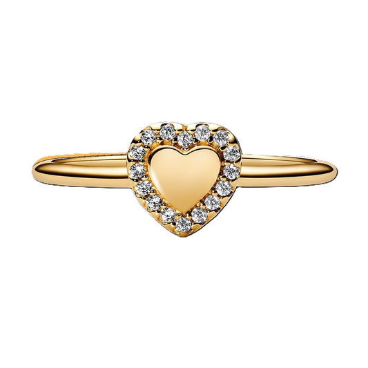 Pandora ring voor dames in sterling zilver met een tijdloos ontwerp en elegante afwerking.