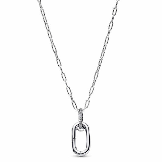 Elegante Pandora ketting voor dames met tijdloos ontwerp en hangertje.