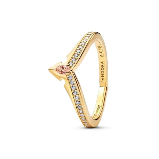 Pandora Ring Dames 164334C01-52 in goud met sprankelende stenen en elegant ontwerp.