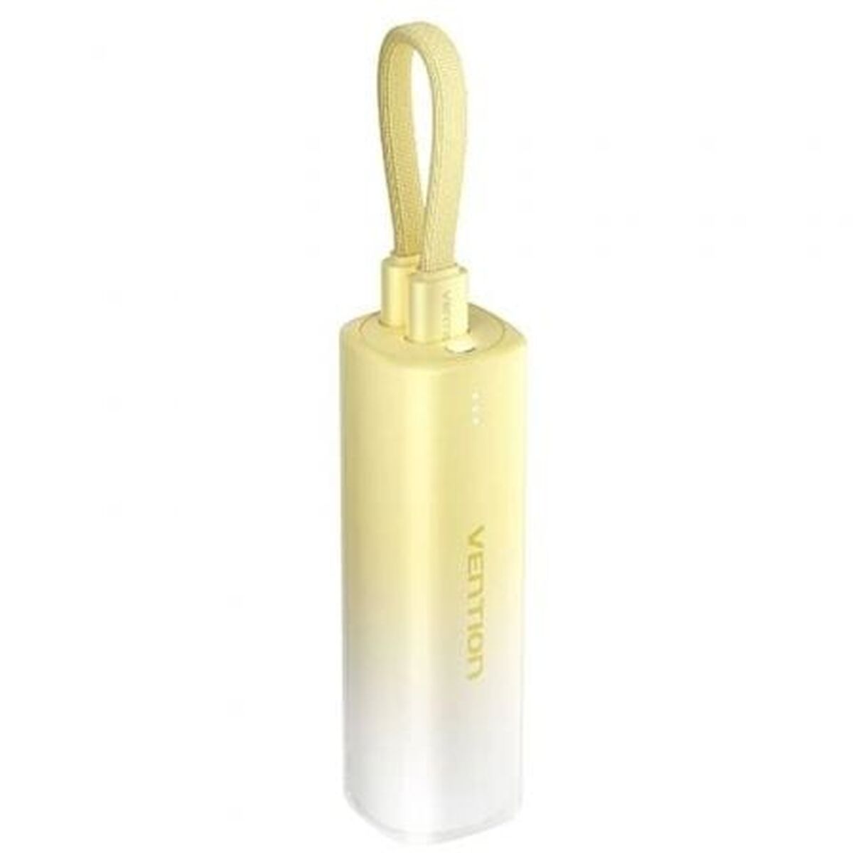 Gouden Vention Powerbank FHWY0 met draagbare ontwerp en oplaadfunctie.