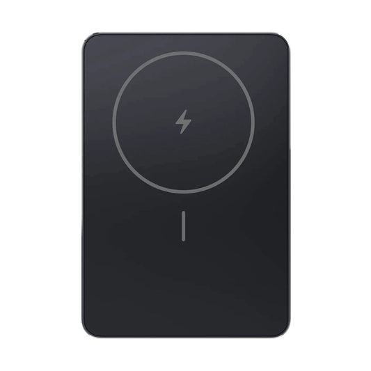 Zwarte Xiaomi Powerbank 5000 mAh met een strak en compact ontwerp.