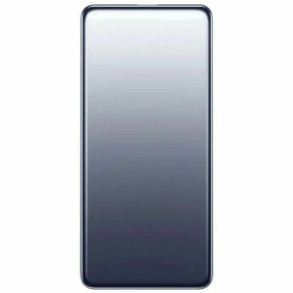 Zijaanzicht van de Xiaomi Powerbank 5000 mAh in blauw en grijs.