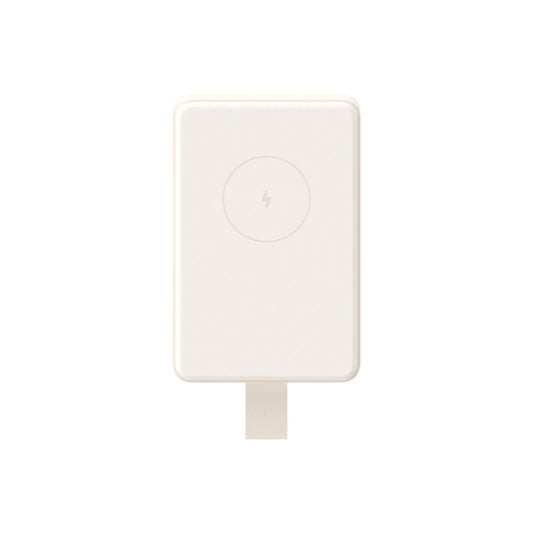 Xiaomi Powerbank BHR9074GL in bruin, compact ontwerp met USB-C aansluiting.