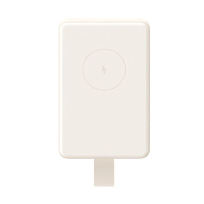 Detail van de Xiaomi Powerbank Bruin met een USB-C aansluiting en een compact ontwerp.