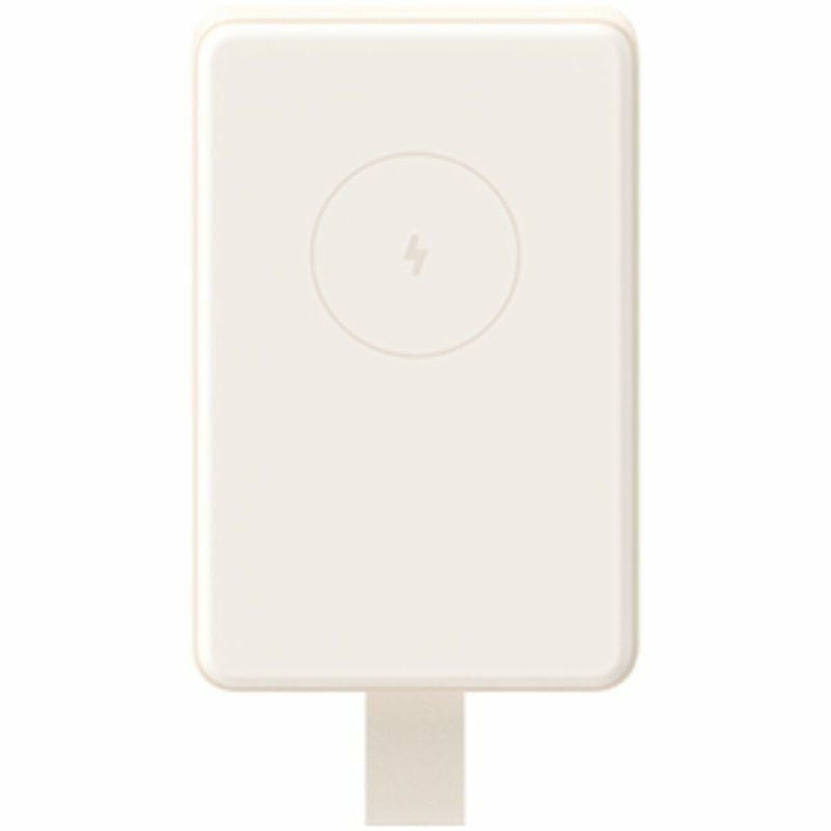 Detail van de Xiaomi Powerbank Bruin met een gladde, compacte vorm en een laadindicator.